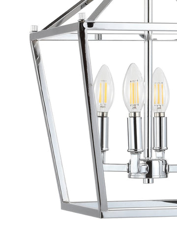 Pagoda Lantern Metal LED Pendant